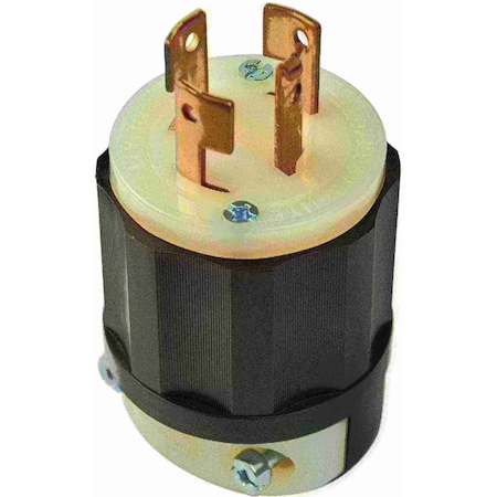 Marinco Straight Blade Plug, Non-NEMA, 20 A, 120/208V 7411C